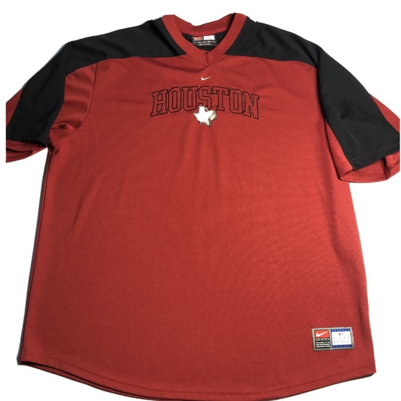 Nike Other - Nike Team Houston Astros Logo Shirt V-Neck Jersey